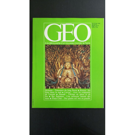 Revue Géo Magazine N° 27