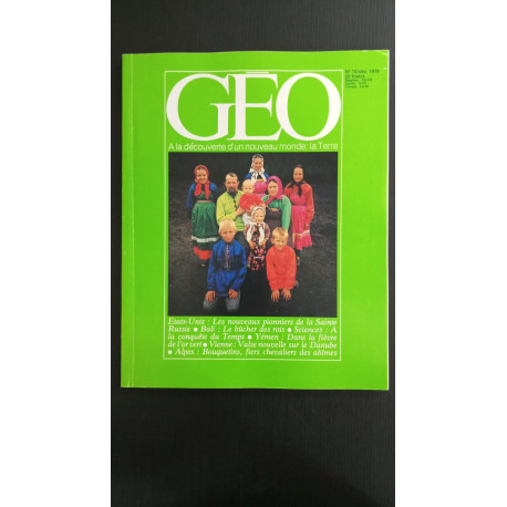 Revue Géo Magazine N° 10