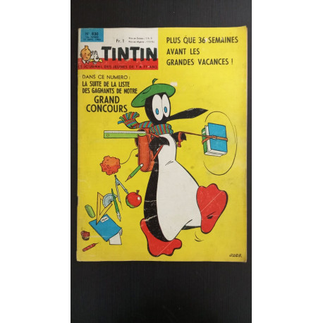 Revue Le journal de Tintin N° 830