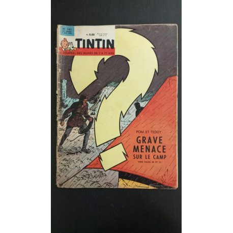 Revue Le journal de Tintin N° 741