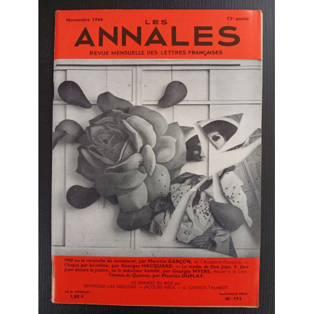 Revue Les Annales Conefrancia N° 193