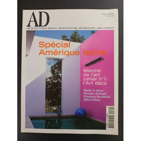 Revue AD - Architectural Digest France N° 30