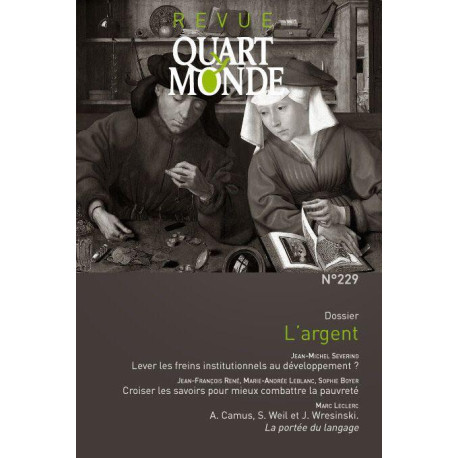 Revue quart monde n° 229 - L'argent