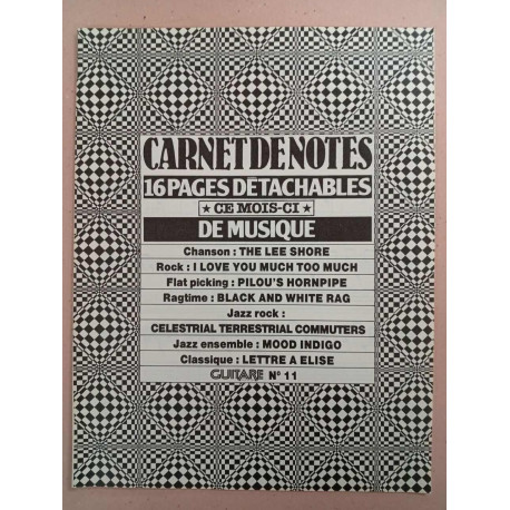 Revue Carnet de notes N° 11