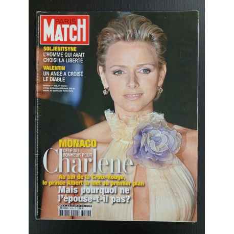 Revue Paris Match N° 3090