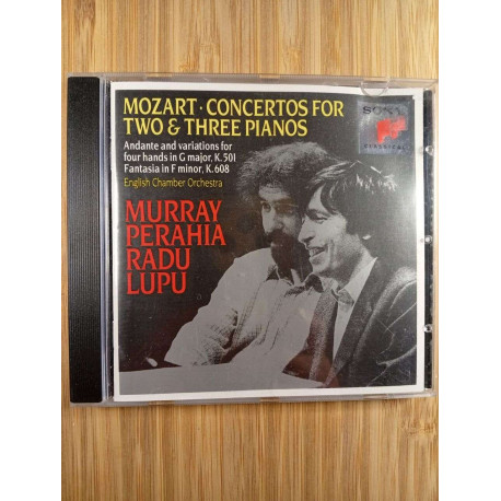 Mozart concertos for two et three pianos - murray perahia radu lupu