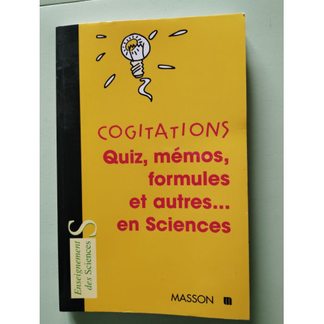 Cogitations (article promotionnel)