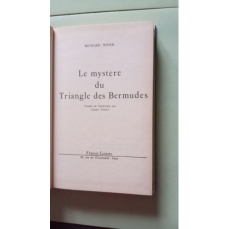 Le mystere du triangle des bermudes