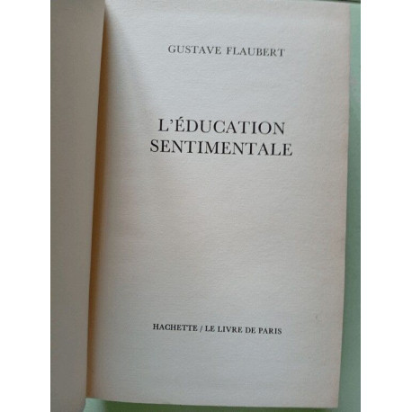 L'éducation sentimentale