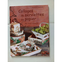 Collages de serviettes en papier sur tous supports