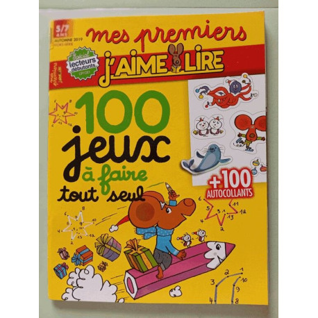 J'aime lire - 100 jeux à faire tout seul