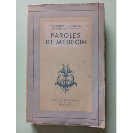 Paroles de médecin