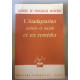 CAHIER DE PEDAGOGIE MODERNE - L'INADAPTATION SCOLAIRE ET SOCIALE...