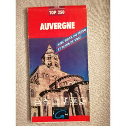 Auvergne avenc index au verso et plans de ville