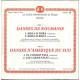 Panorama Folklorique - Danses De Roumanie Et D'Amérique Du Sud