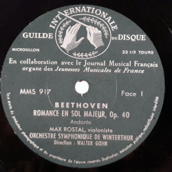 Romance En Sol Majeur Op. 40 / Romance En Fa Majeur Op. 50